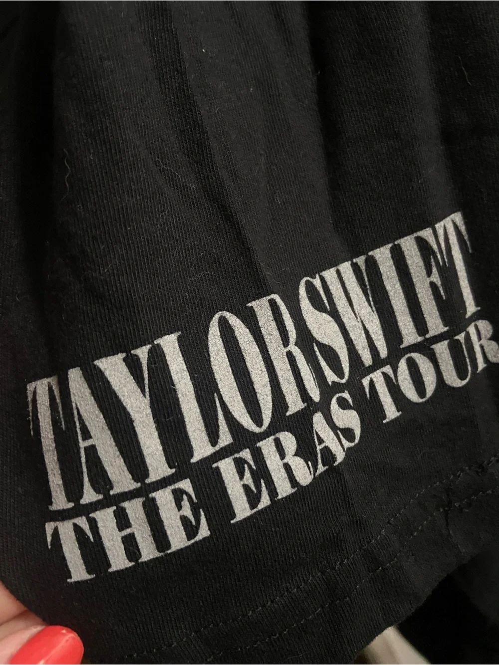 Taylor Swift Black Eras Tour Graphic Tee - Picture 3 of 4
